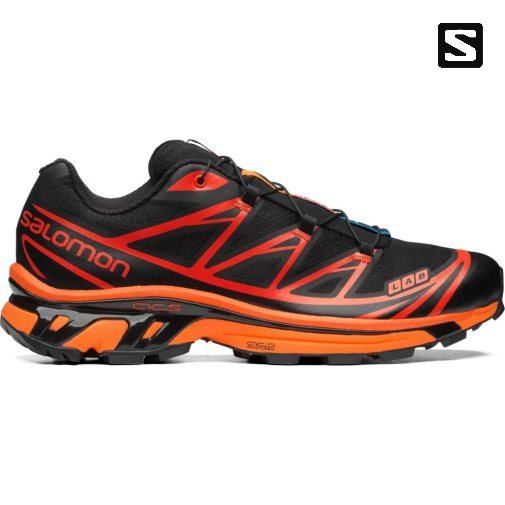 Tenis Salomon Xt-6 Hombre Negros Naranjas | MX ZLHJ217